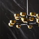 Jalen 16 Light 40 inch Bronze and Vintage Brass Chandelier Ceiling Light
